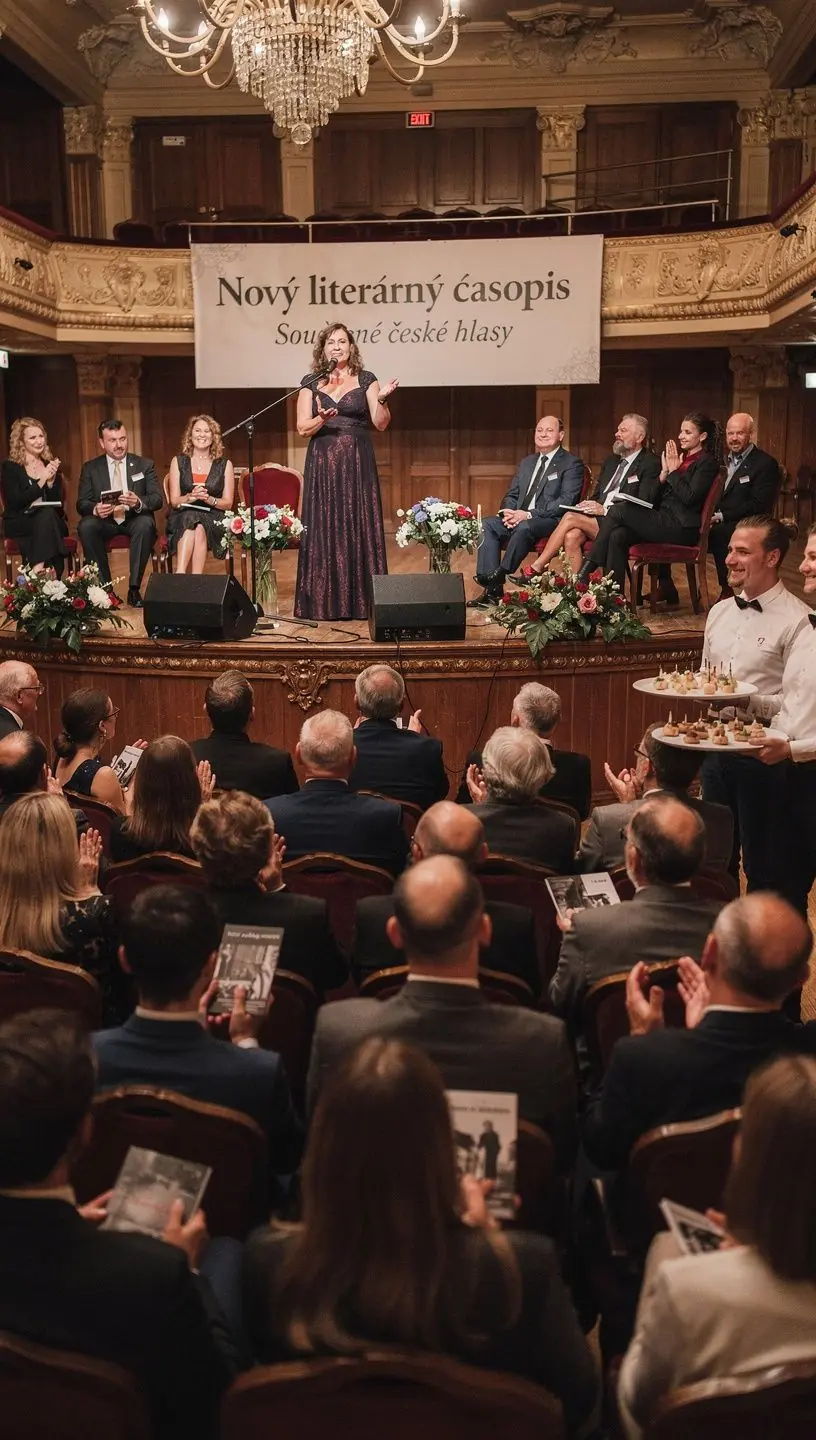 Ilustrace knihy s podpisem místního autora na dřevěném stole.